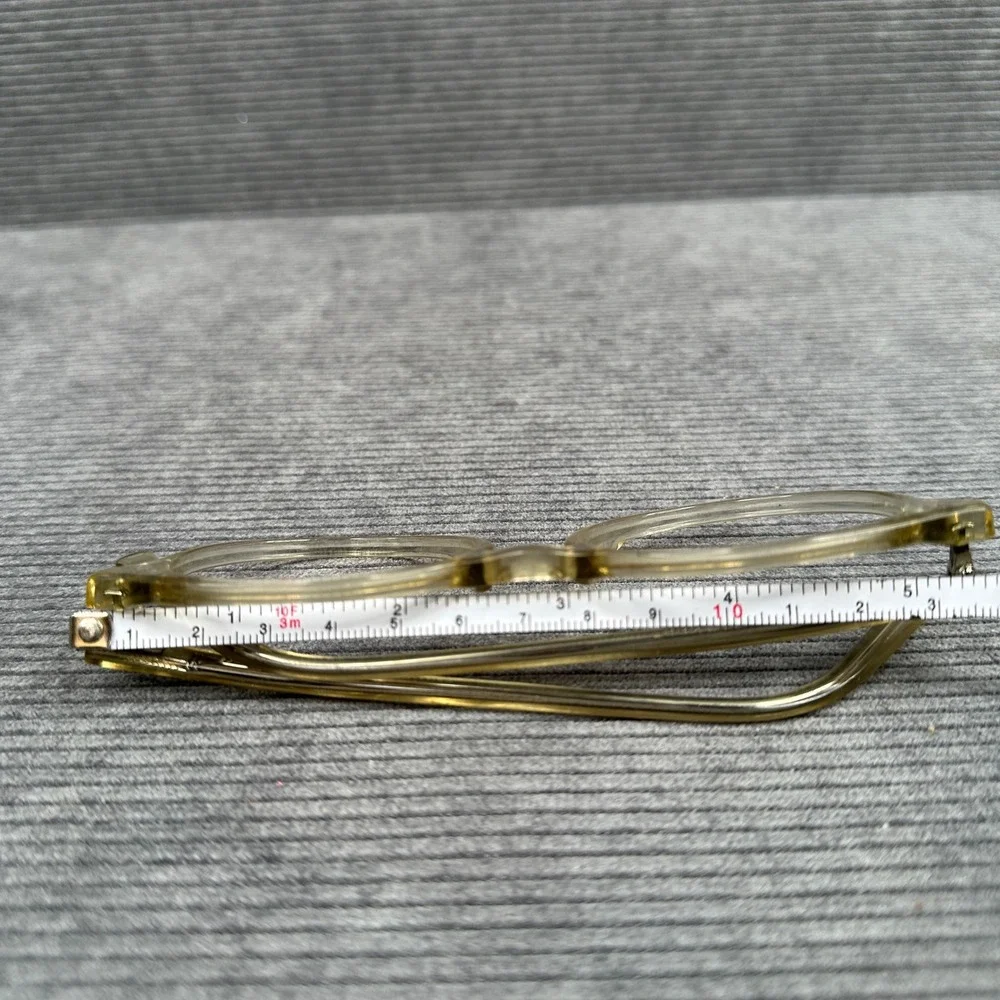 Warby Parker 709 Round Eyeglass Frames Champagne 51-17-145 Clear Acetate Glasses